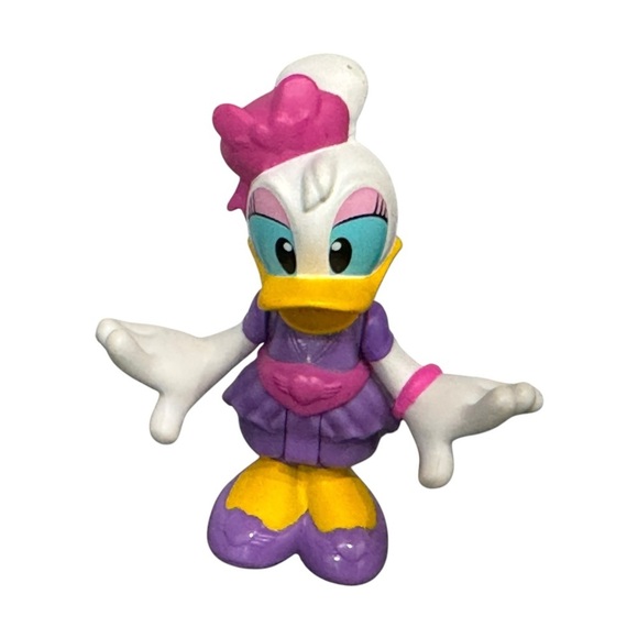 Disney Jr. Daisy Duck Flight Attendant Posable Toy Figure - Picture 1 of 5